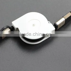 2in1 Retractable Universal Android&iOS Light to USB Charging Cord Tangle-free Charger thumbnail-2