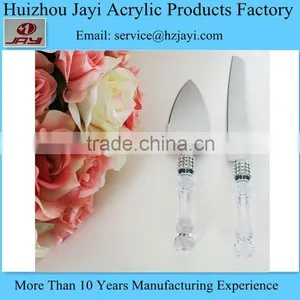 China Manufacturer Wholesale Plexiglass Round Handle Flatware thumbnail-1