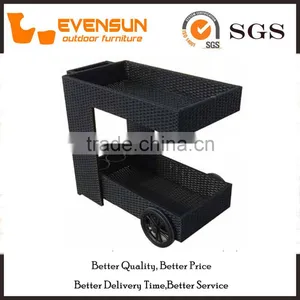 Rattan Wine Cabinet Bar Set thumbnail-1