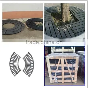 Corrosion Resistant Square Cast Iron Tree Grating thumbnail-3