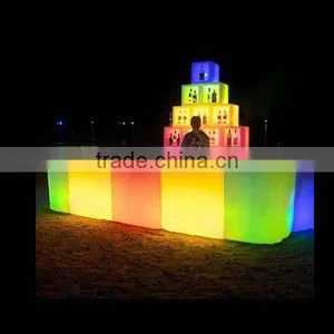 3d Liquid Colorful Lighted Bar Counter thumbnail-1