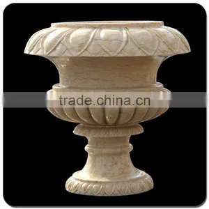 Stone Craving Pot Garden Granite Flowerpot for Landscaping thumbnail-1