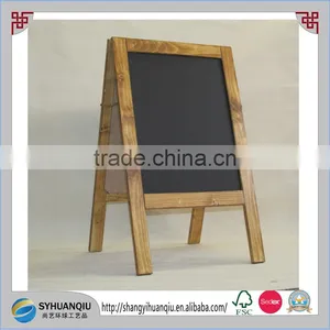 Magnetic Double Sided Wooden A-Frame Chalkboard Sign thumbnail-1