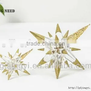 Acrylic Hanging North Star Christmas Tree Topper Ornament thumbnail-4