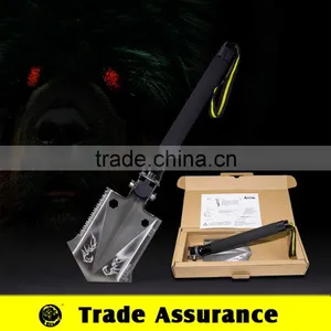 Survival Kits Outdoor Shovel Dig Hoe Hammer Cut Flint Protection Little Garden Shovel thumbnail-1