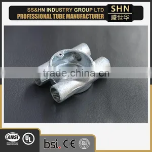 20mm and 25mm Electrical Galvanized GI Junction Box H Way thumbnail-1