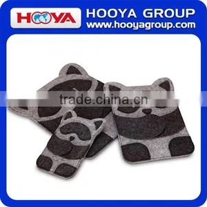 Raccoon Shaped Felt Fabric Tablet PC Bag/Customized PC Bag thumbnail-1