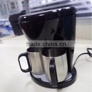 Stainless Steel French Press Coffee Maker With 2 Cups thumbnail-4