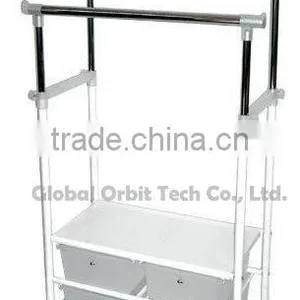 Movable Metal Clothes Rack thumbnail-5