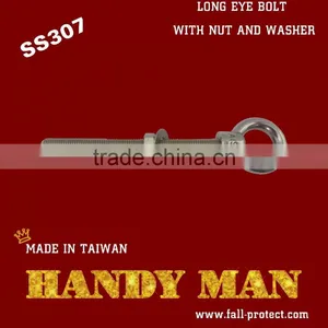 307S Stainless Steel 316 Long Shoulder Eye Bolt thumbnail-6