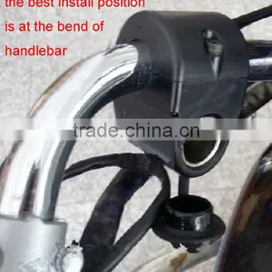 Handlebar Power Plug Socket Cigarette Lighter 12V For Motorcycle thumbnail-1