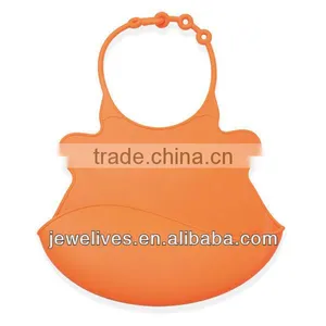 100% Factory FDA Food Grade Various Animal Design Silicon Bibs For Baby thumbnail-1