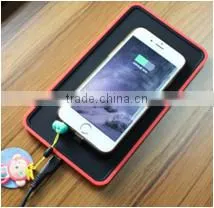 For Sumsung S6 Silicone-vehicle QI Wireless Car Phone Charger Phone Holder With Universal Receiver thumbnail-3