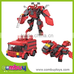 3 in 1 Hot Sale Child Play Diy Building Blocks Wholesale Toy Robot thumbnail-1