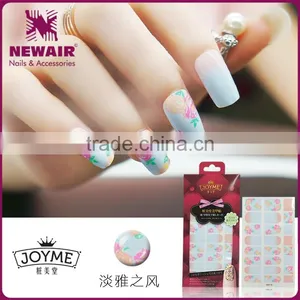 2017 Water Transfer Printing UV Gel Feather Design Nail Foil Sticker thumbnail-5
