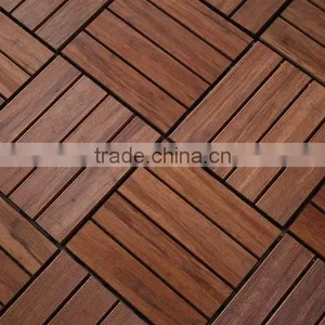 CE Certificated China Made Strand Woven Bamboo Decking Tile Unit Outdoor Decking Dark Carbonized Color -KE-OS0824 thumbnail-1