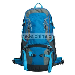 55L Outdoor Sport Water-resistant External Frame Backpack Hiking Backpack Backpacking Trekking Bag With Rain Cover thumbnail-4