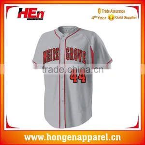 Hongen Apparel Custom Softball Shirt Sublimation Reversible Sports Jersey Dri Fit Camo Softball Jerseys thumbnail-1