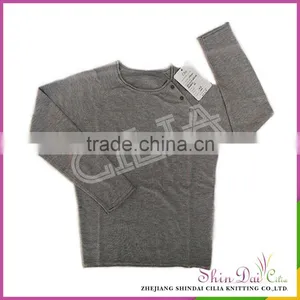 Best Selling New High Quality Chirldren Autumn Winter Pullover Sweater With Button thumbnail-1