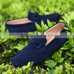 Brand Name Men Peas Shoes Stock Inventory Wholesale, Good Quality Men Stock Casual Shoes With Genuine Leather thumbnail-2