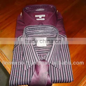 MEN'S BRANDED LONG SLEEVE SHIRT WITH TIE thumbnail-4