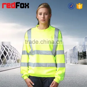 Casual Comfort Safety Reflective Fleece Sweatshirt thumbnail-4
