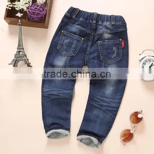 Cheap Price New Design Denim Jean Pants Wholesale Fancy Kid Boys Jeans Pants thumbnail-2
