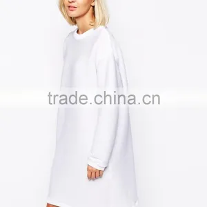 The Laden Showroom X Renee London Textured Rib Sweatshirt Dress thumbnail-1
