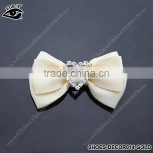 Bowknot Design Ornaments for Ladies Shoes Fabric Bow Accessories for Women Shoes thumbnail-6