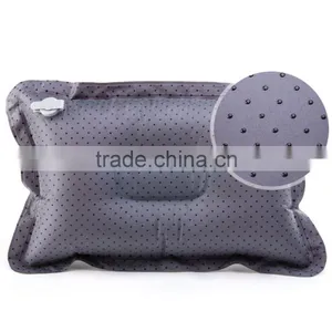 2016 Hot Sales Promotion Mini Travel Pillow Ultralight Portable Air Inflatable Suede Outdoor CampingTravel Soft Pillow thumbnail-4