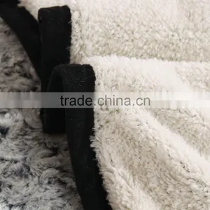 2016 Newfashioned Grey Plush Flannel Blanket thumbnail-3