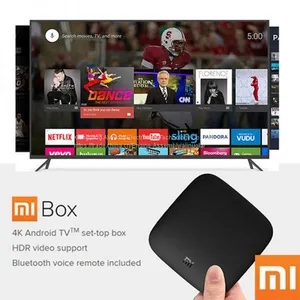 Original Xiaomi TV BOX 3 60fps Amlogic Quad Core Xiaomi Mi Tv Box 3 2GB 2.4/ 5G WIFI Google Cast Netflix Media Player thumbnail-5