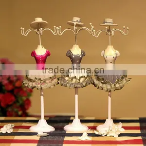 Earring Necklace Jewelry Display Stand Holder,Jewelry Necklace Holder Organizer Stand Display Approx 11" Tall thumbnail-1