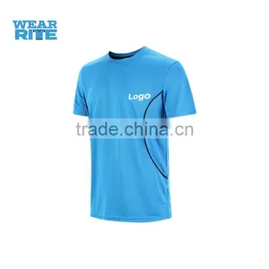 Logo Printing 100% Dry Fit Polyester Moisture Wicking T Shirt thumbnail-2