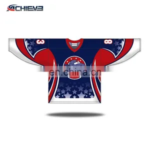 Custom Team Sublimated Hockey Jerseys Hockey Hoodies/Hockey Jerseys thumbnail-2