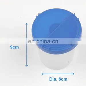 Dia. 8cm, Height 9cm Blue Round Plastic No-Spill Paint Cups thumbnail-5