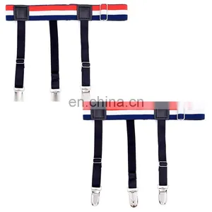 Newline Style Mens Fashion Adjustable Shirt Stays Shirt Garters thumbnail-1