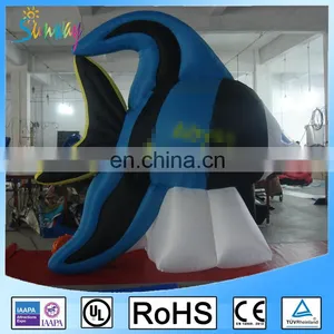 Giant Inflatable Fish With Slogan For Advertising thumbnail-1