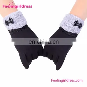 Personalized Winter Velevet Gloves For Touch Screen Women Gloves thumbnail-1