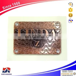 The New Leather Metal Label Jeans Patch/patch thumbnail-1