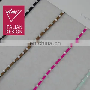 Hot Design Beaded Pearl Embroidery Lace Trim for Cloth Decoration thumbnail-1