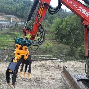 Kubota Hydraulic Rotating Rock/ Steel Grab thumbnail-2