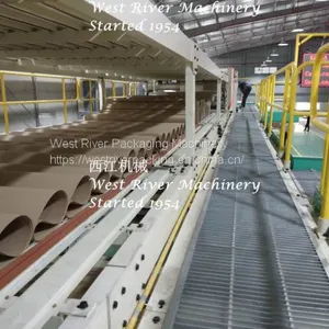 3,5,7 Layer Corrugated Cardboard Production Line Canton Making Machine thumbnail-4