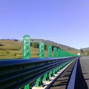 HIGH QUALITY HIGHWAY GALVANIZED STEEL ISO9001 CRASH BARRIERS thumbnail-2