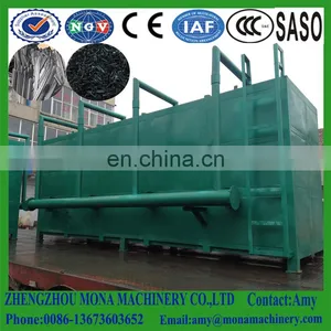 2018 Smokeless Continuous Rice Husk Carbon Furnace/sawdust Charring Kiln for Sale thumbnail-5