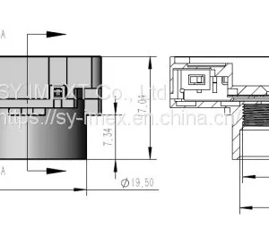 MX-SU-031 Mechanical Infrared Thermal Imaging Shutter, Flag Type Freeshipping , No MOQ Limited thumbnail-2