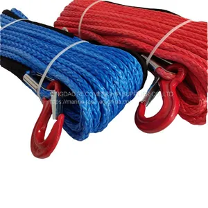 Recomen Hjgh Strength Winch Rope 12 mm Anchor Rope Uhmwpe Winch l Rope for Sale thumbnail-3