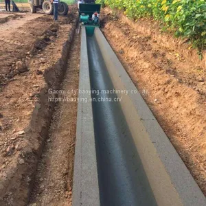 Farmland Canal Slipform Machine/side Ditch Pouring Machine/rectangular Drainage Ditch One-time Forming Machine thumbnail-2