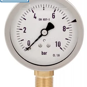 Compressed Air Filters Pressure Gauge, 1/8