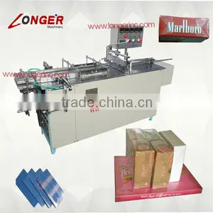 Semi-automatical Box 3D Packing Machine|Paper Box Cellophane Over Wrap Machine|Cigarette Box Film Wrapping Machine thumbnail-1